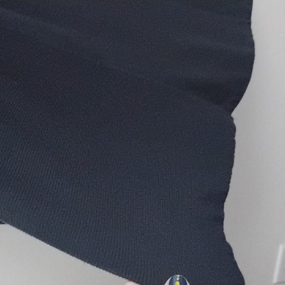 Athleta Casual Neutral Minimalist  Black‎ Knit Long Cardigan With Thumbholes - Picture 8 of 16